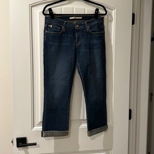 Big Star Cropped Straight Leg Jeans. Size 29. Style Nikki.